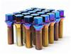 Wheel Mate Mevius Lug Bolts - Set of 20 - Blue Neon / 12x1.5 / 27mm - 40621UN