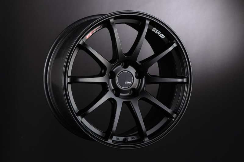 SSR GTV02 18x8.5 5x114.3 40mm Offset Flat Black Wheel - T518850+4005GMB