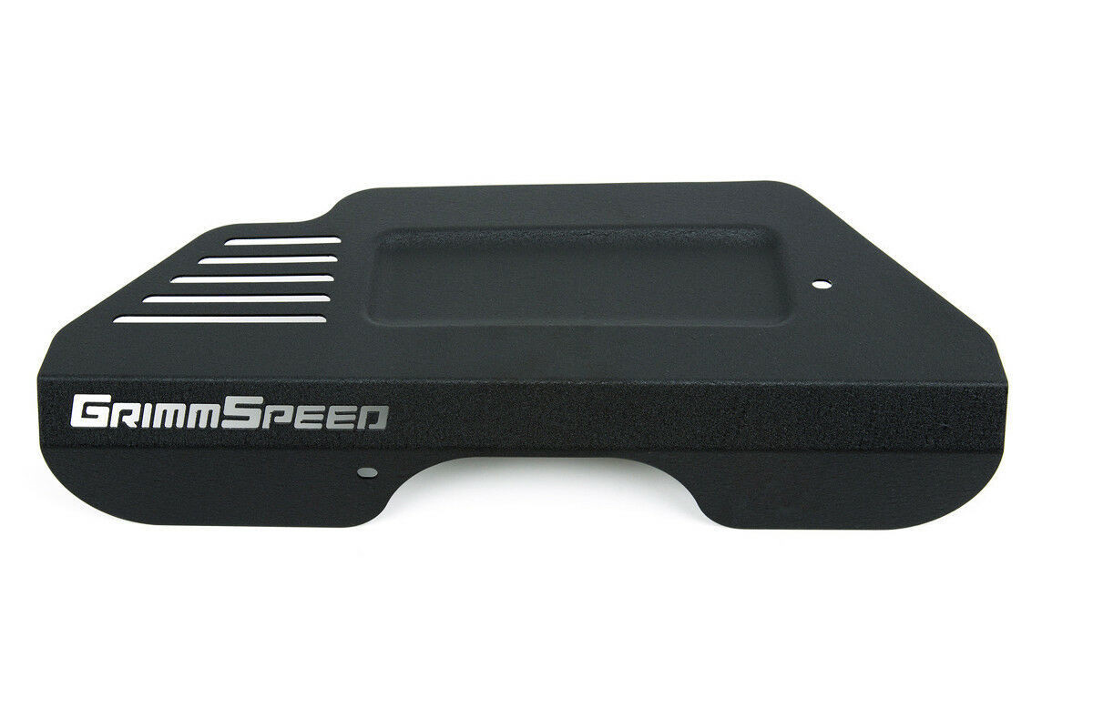 GrimmSpeed Black Pulley Cover w/ Tool Tray for 13+ BRZ / FR-S - 099032