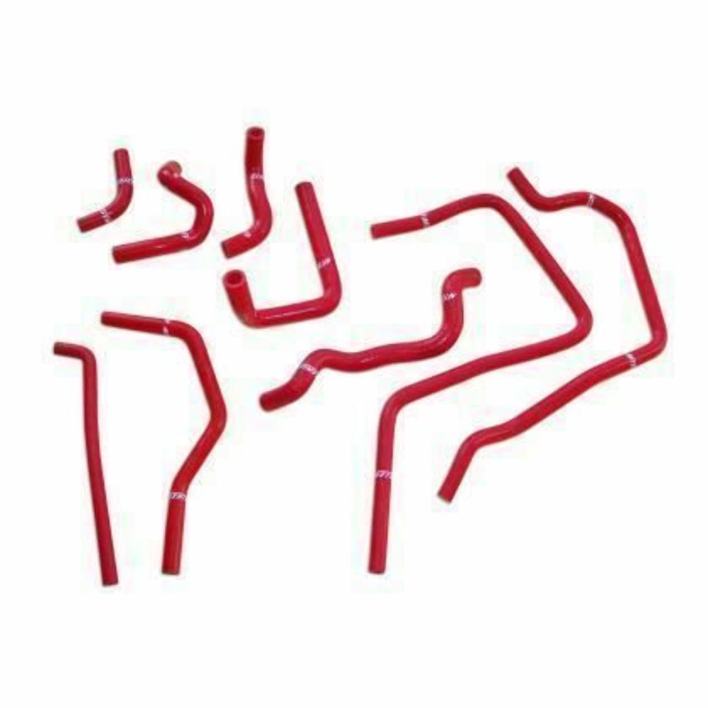 Mishimoto Red Ancillary Hoses for 02-05 WRX - MMHOSE-SUB-ANCRD