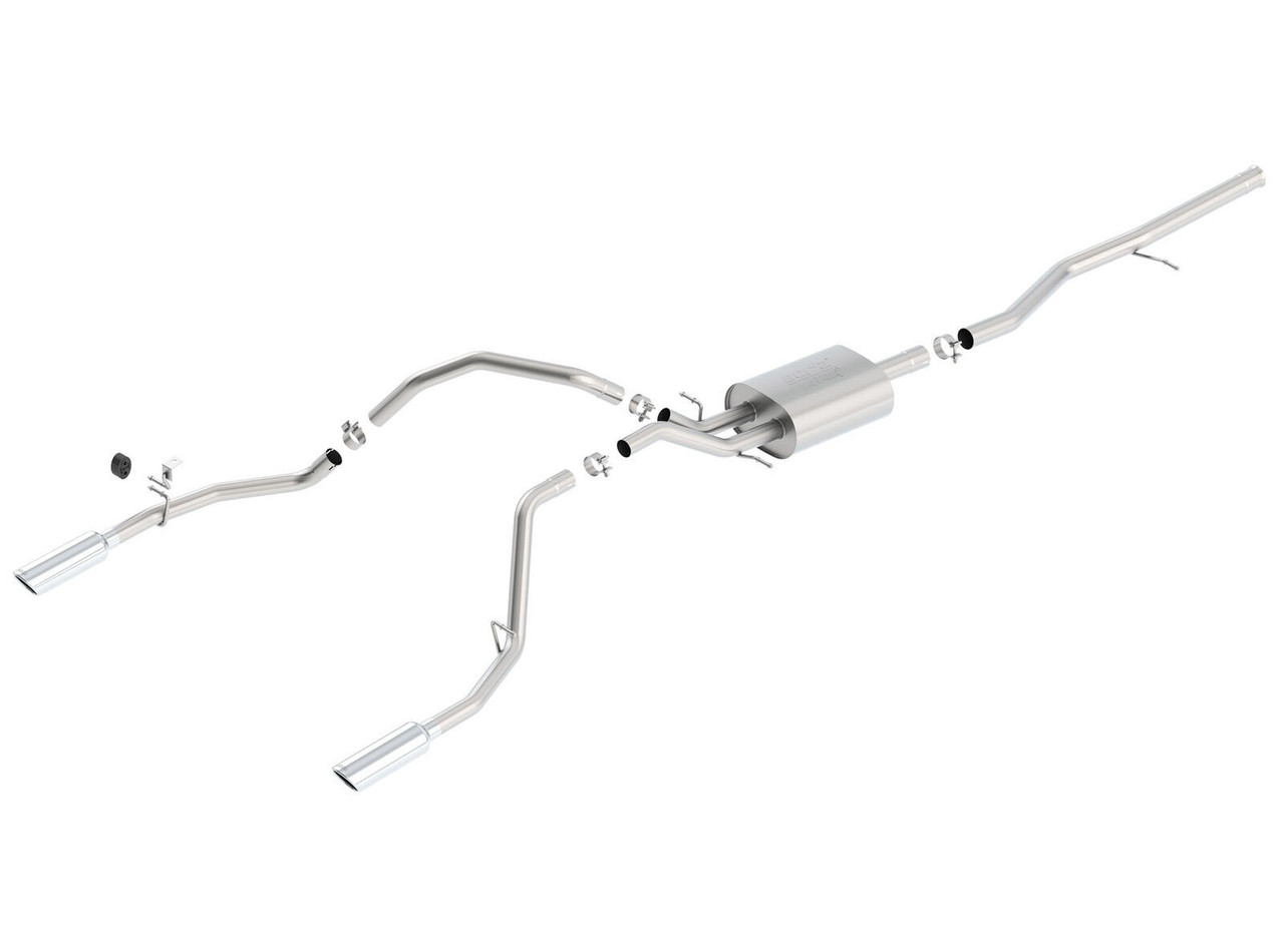 Borla Atack Single Split Rear Exhaust for 14-19 Silverado Sierra 1500 5.3L