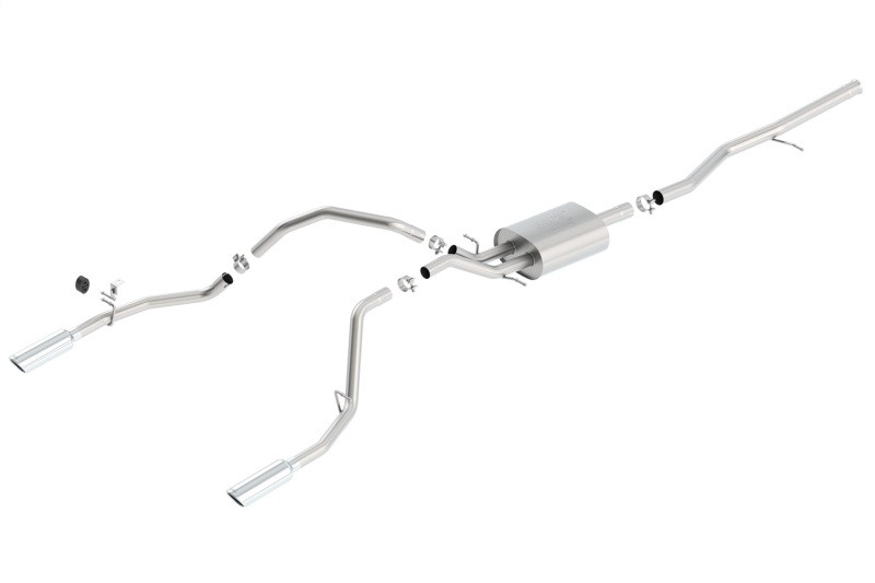 Borla Atack Single Split Rear Exhaust for 14-19 Silverado Sierra 1500 5.3L