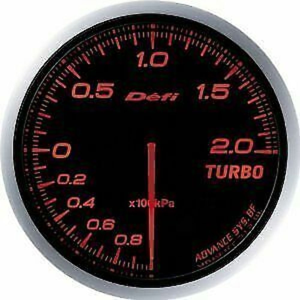Defi Advance BF 60mm 2 Bar Boost Gauge (Metric) - Red - DF09902