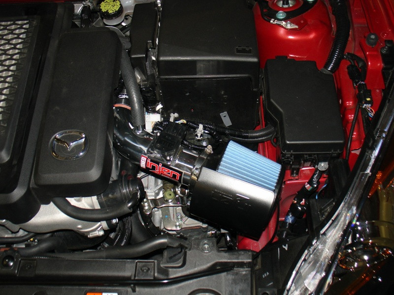 Injen Black Twin Short Ram Intake for 07-13 Mazdaspeed 3 - SP6063BLK