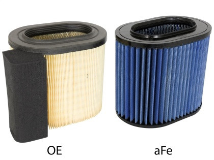 aFe MagnumFLOW Air Filters P5R for 2017 Ford Diesel Trucks 6.7L V8