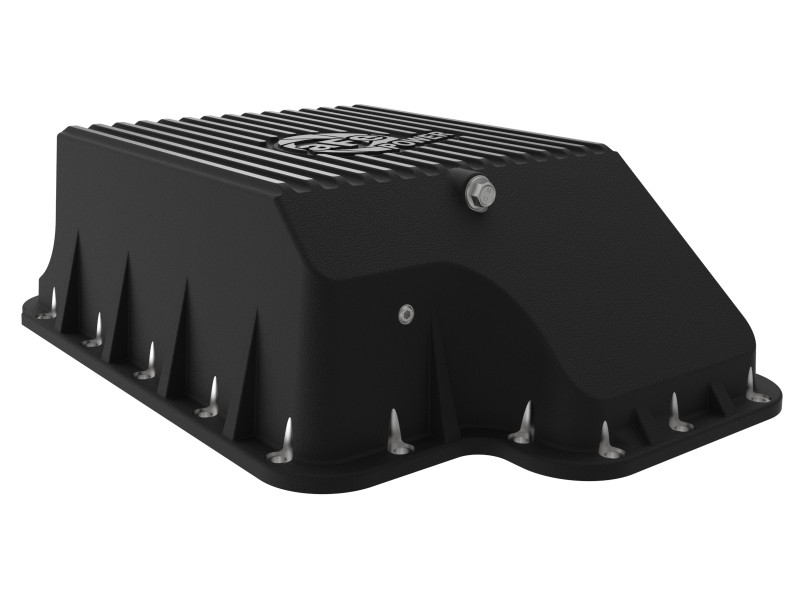 aFe Power Transmission Pan, Machined Fins for 03-07 F250 6.0L