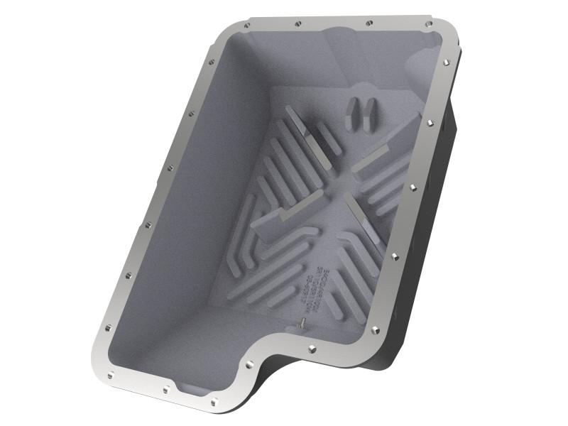 aFe Power Transmission Pan, Machined Fins for 03-07 F250 6.0L