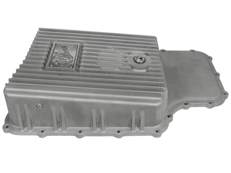 aFe Power  Transmission Pan, Machined Fins for 11-19 F250 Power Stroke