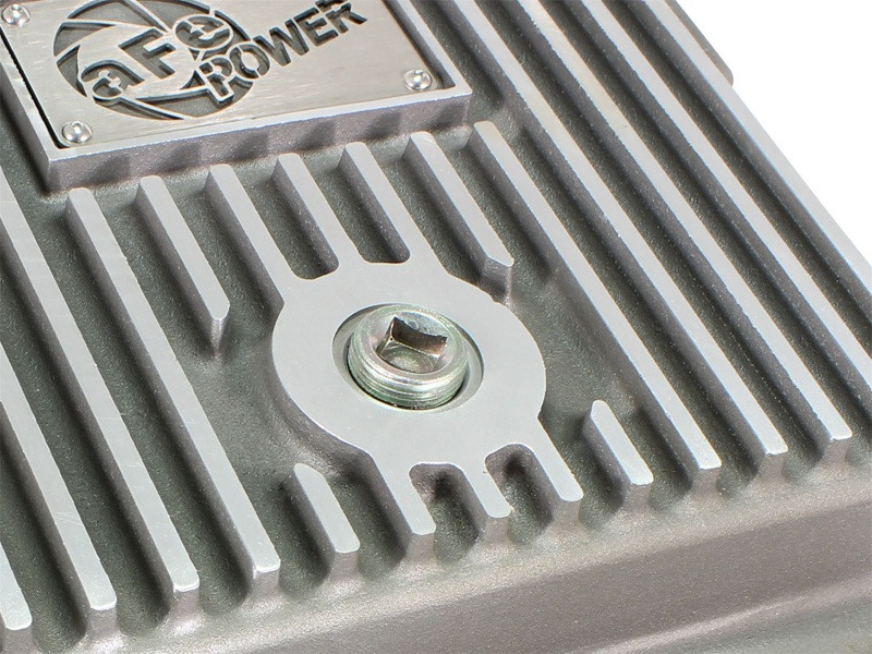aFe Power Transmission Pan, Machined Fins for 02-06 Escalade