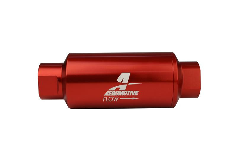 Aeromotive 40 Micron, ORB-10 Red Fuel Filter - 12335