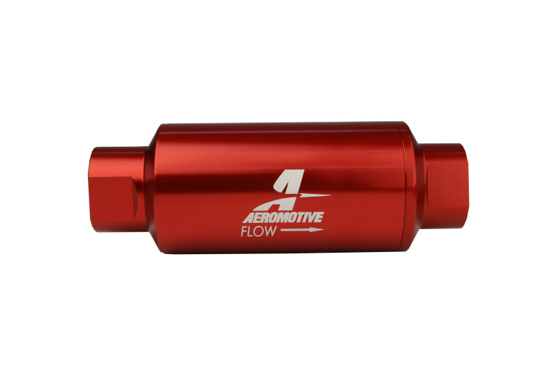 Aeromotive 40 Micron, ORB-10 Red Fuel Filter - 12335