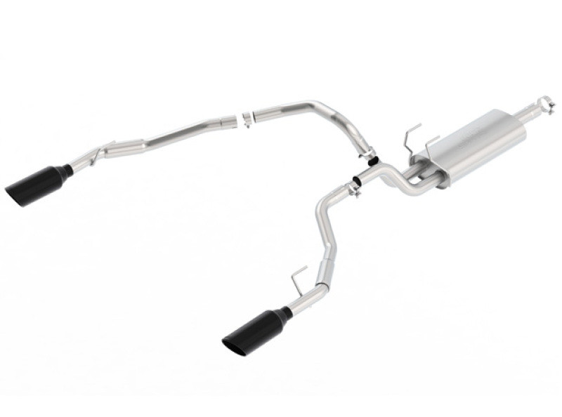 Borla S-Type Catback Exhaust w/ Black Chrome Tip for 09-18 Ram 1500