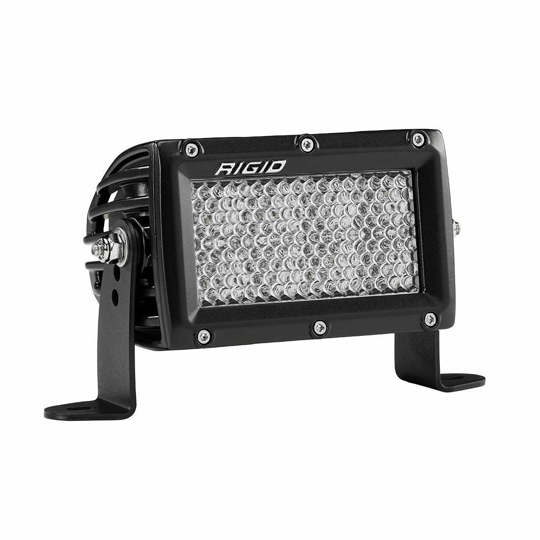 Rigid Industries 4" E Series Flood Diffused Black 60 Deg. Lens Light - 104513