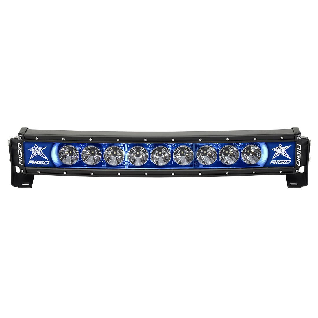 Rigid Industries Radiance Plus Curved 20" Blue Backlight Light Bar