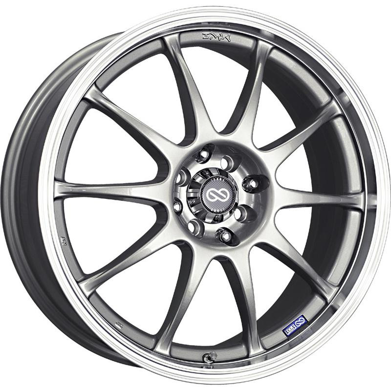 Enkei J10 16x7 5x100/114.3 38mm Silver Wheel - 409-670-12SP