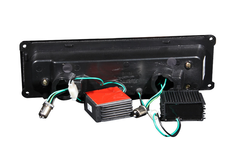 ANZO L.E.D PARKING/SIGNAL LIGHTS CLEAR BLACK for 88-98 CHEVY/GMC C/K1500/2500