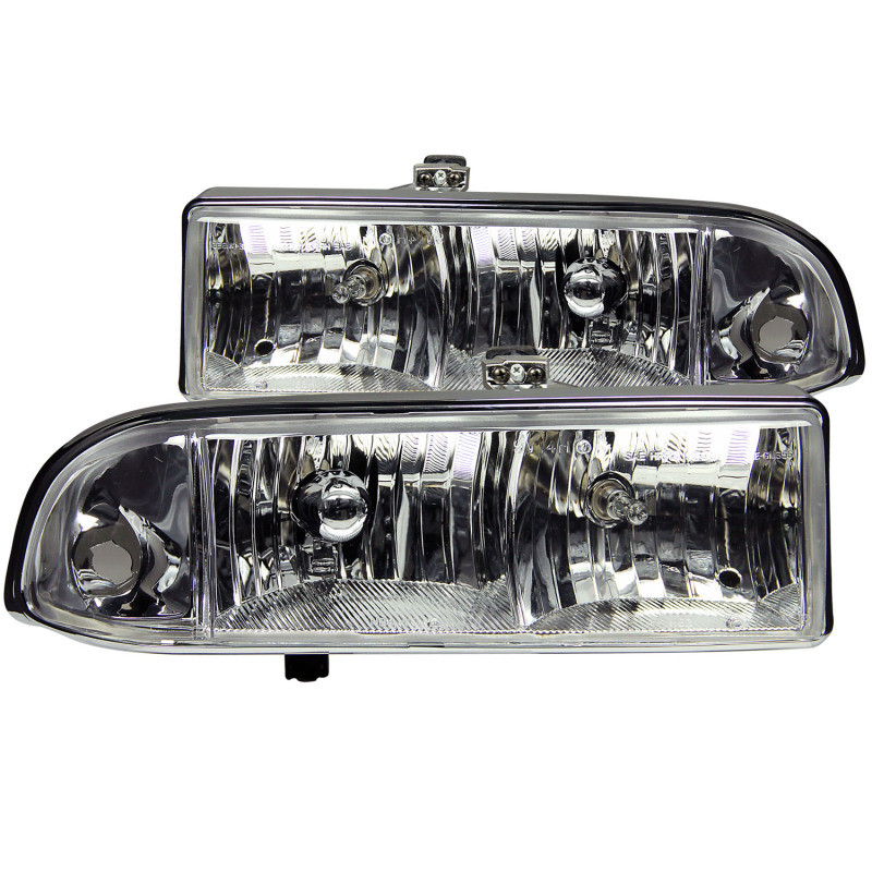ANZO CRYSTAL HEADLIGHTS CHROME for 98-05 CHEVY S-10 / S-10 BLAZER - 111014