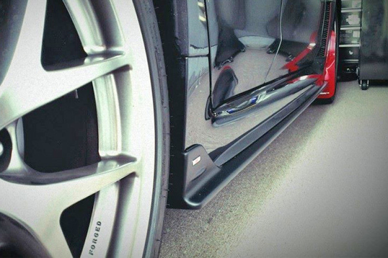 Rally Armor UR White Mud Flaps w/ Red Logo for 15-19 WRX / STI