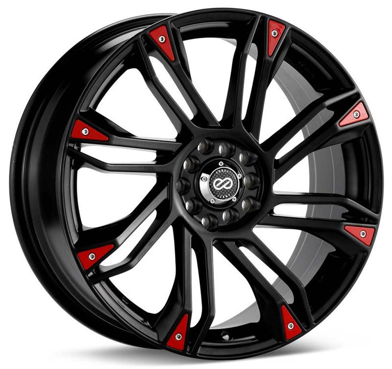 Enkei GW8 17x7 5x100 / 5x114.3 42mm Matte Black Wheel - 448-770-0242BK