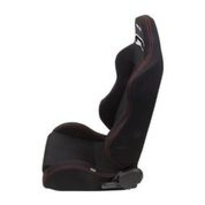 NRG Type R Cloth Sport Seats w/ Red Stitching (Left & Right) - RSC-200L/R
