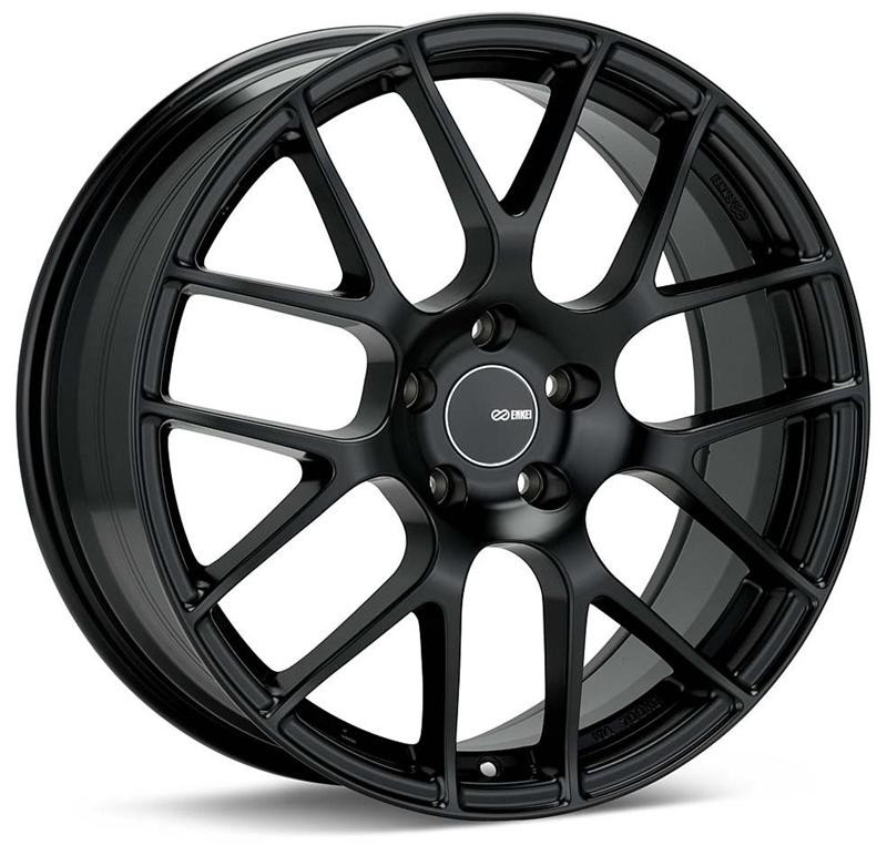 Enkei Raijin 18x8.5 5x114.3 50mm Matte Black Wheel - 467-885-6550BK