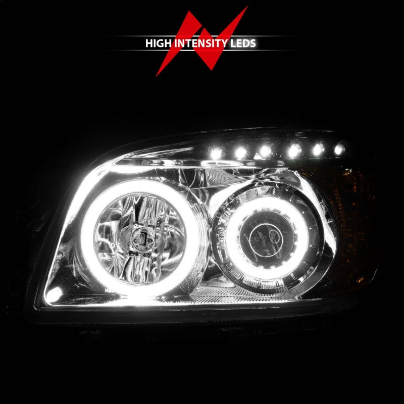 ANZO PROJECTOR HEADLIGHTS CHROME CLEAR for 06-08 Toyota Rav4