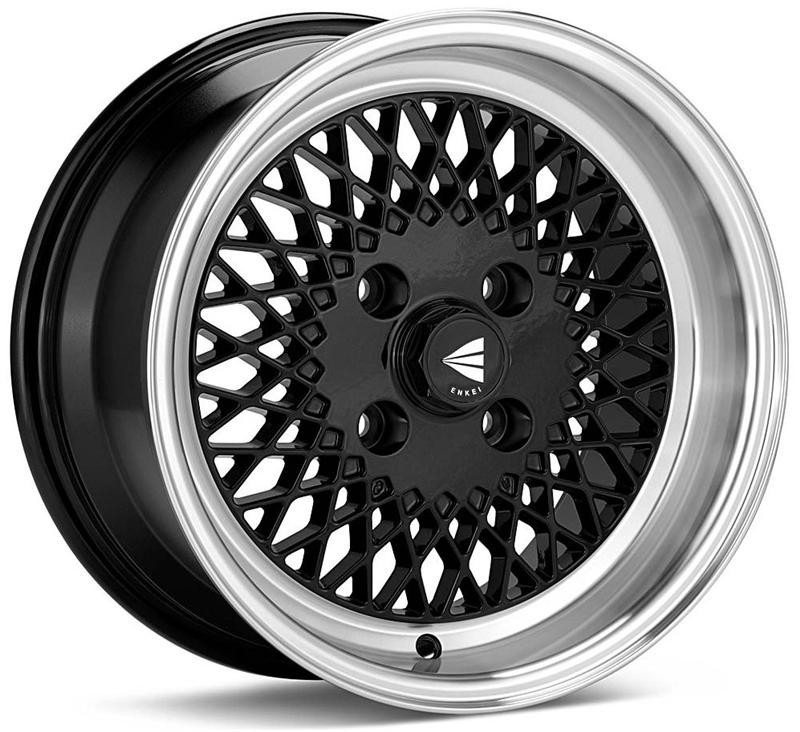 Enkei92 Classic Line 15x7 4x100 38mm Black Wheel - 465-570-4938BK