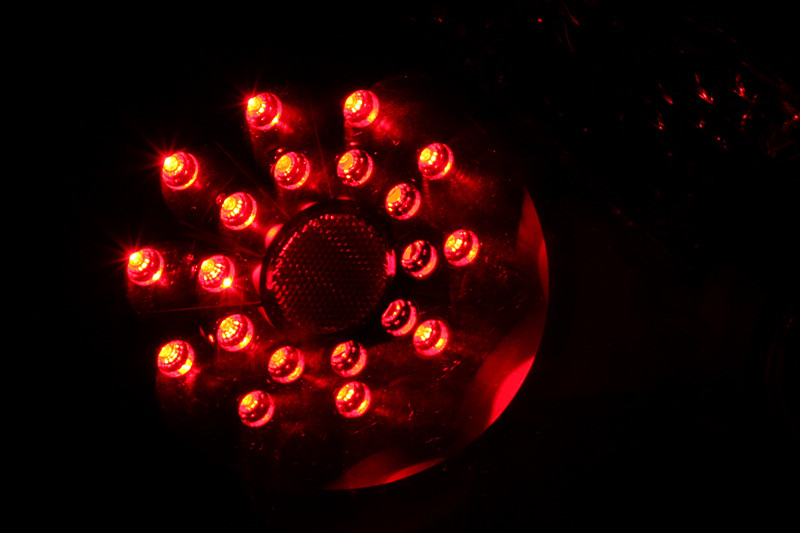 ANZO L.E.D TAIL LIGHTS BLACK for 08-13 Nissan Altima Coupe