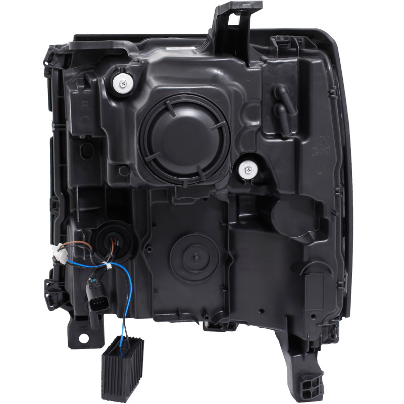 ANZO PROJECTOR HEADLIGHTS BLACK W/ AMBER TURN SIGNAL for 16-18 Silverado 1500