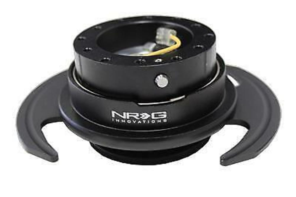 NRG Quick Release Kit w/ Handles - Black Body w/ Black Ring - SRK-650BK