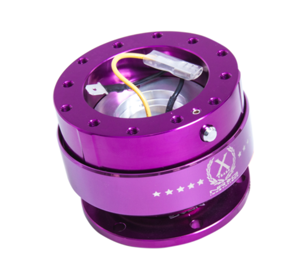 NRG Quick Release Kit - Gloss Purple Body w/ Gloss Purple Ring - SRK-200PP