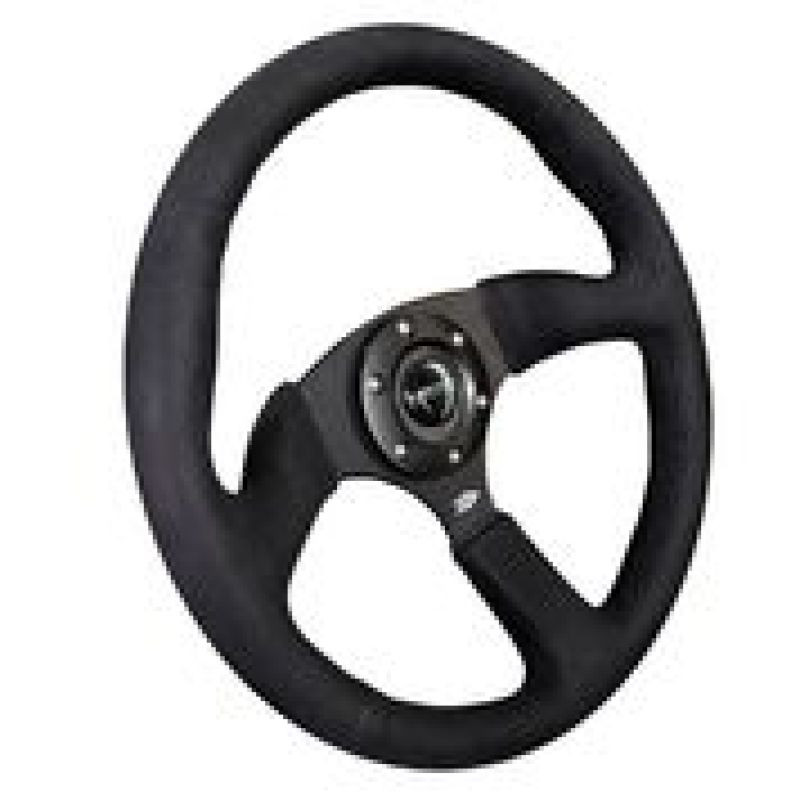 NRG  Reinforced Steering Wheel - 350mm Leather Racing