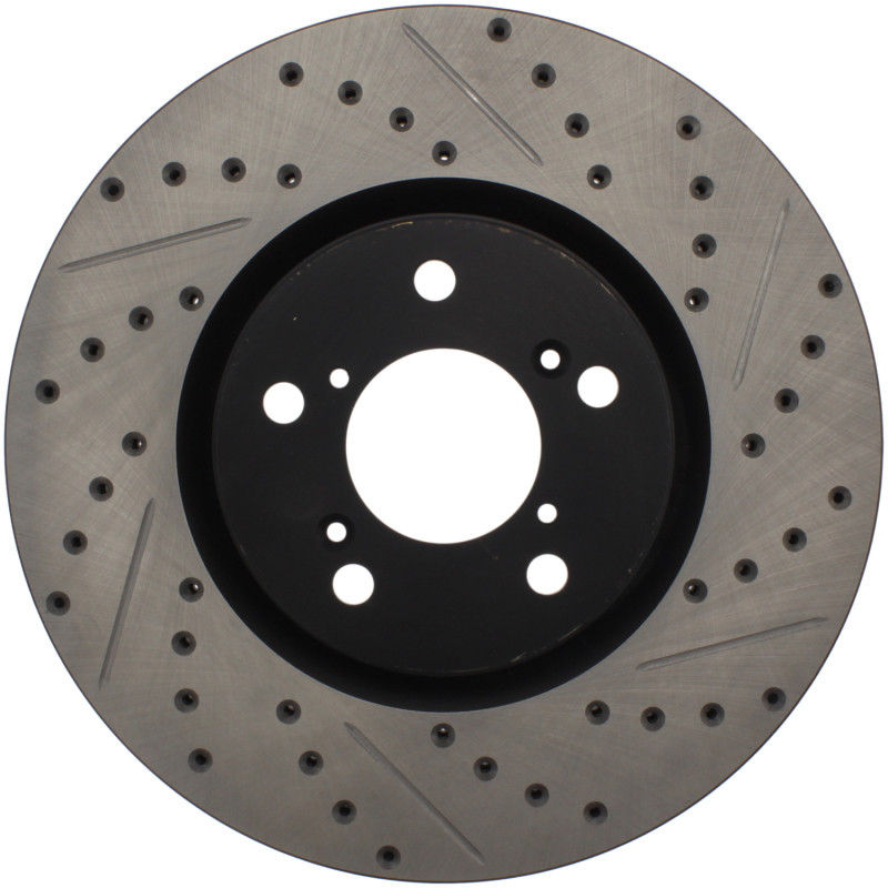 StopTech Slotted & Drilled Front Brake Rotors for 07-08 Acura MDX
