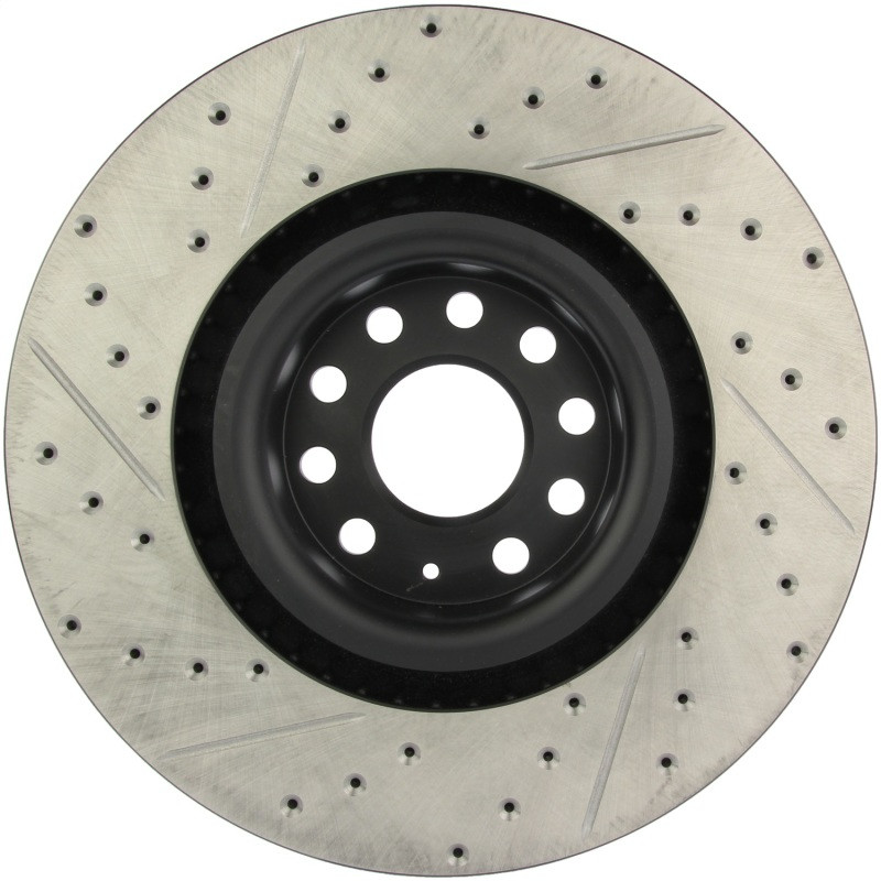StopTech Slotted & Drilled Front Brake Rotors for 09 Volkswagen CC VR6