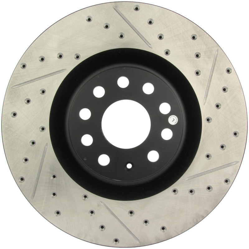 StopTech Slotted & Drilled Front Brake Rotors for 09 Volkswagen CC VR6