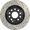 StopTech Slotted & Drilled Rear Brake Rotors for 17-19 Audi RS3