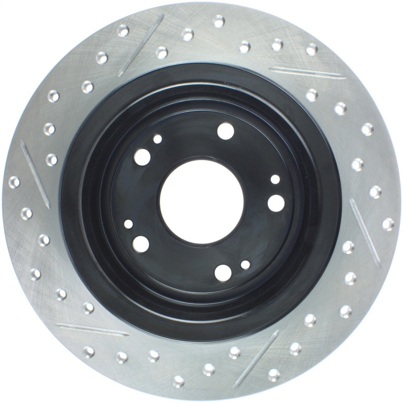 StopTech Slotted & Drilled Rear Brake Rotors for 16-18 Acura ILX