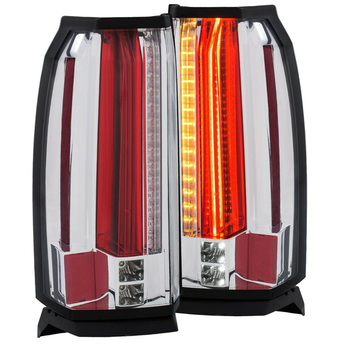 ANZO L.E.D TAIL LIGHTS CHROME for 15-19 GMC YUKON/ XL / DENALI