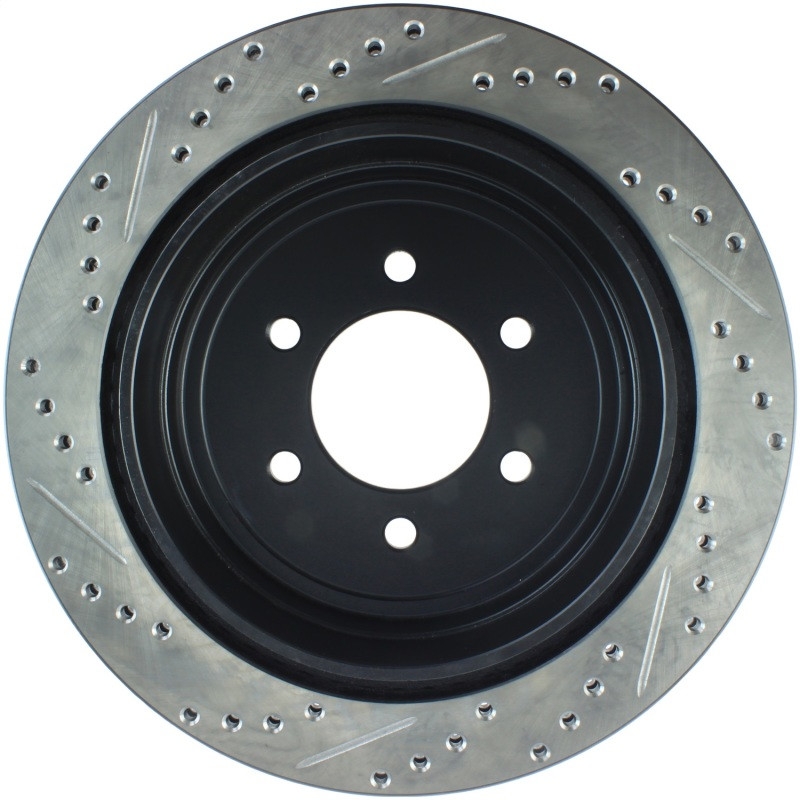 StopTech Rear Slotted & Drilled Brake Rotors for 04-09 Ford F150