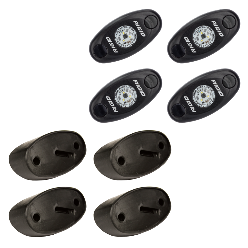 Rigid Industries Rock Light Kit- Cool White (4 lights) - 400203