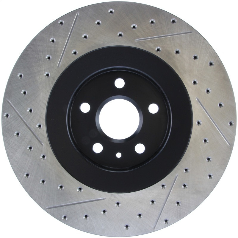 StopTech Drilled & Slotted Front Brake Rotors for 09-15 CTS-V