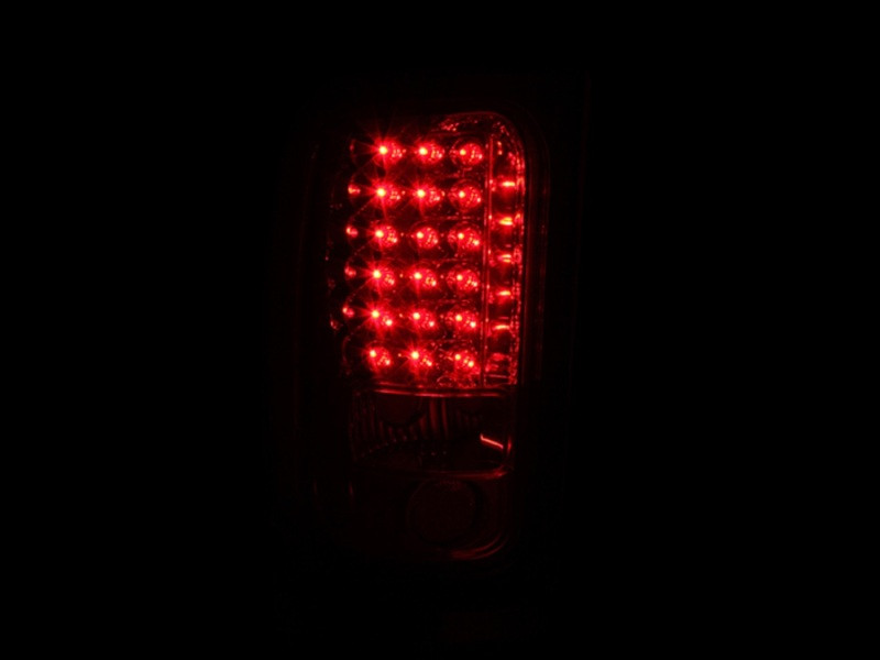 ANZO L.E.D TAIL LIGHTS RED/CLEAR for 94-01 DODGE RAM 1500