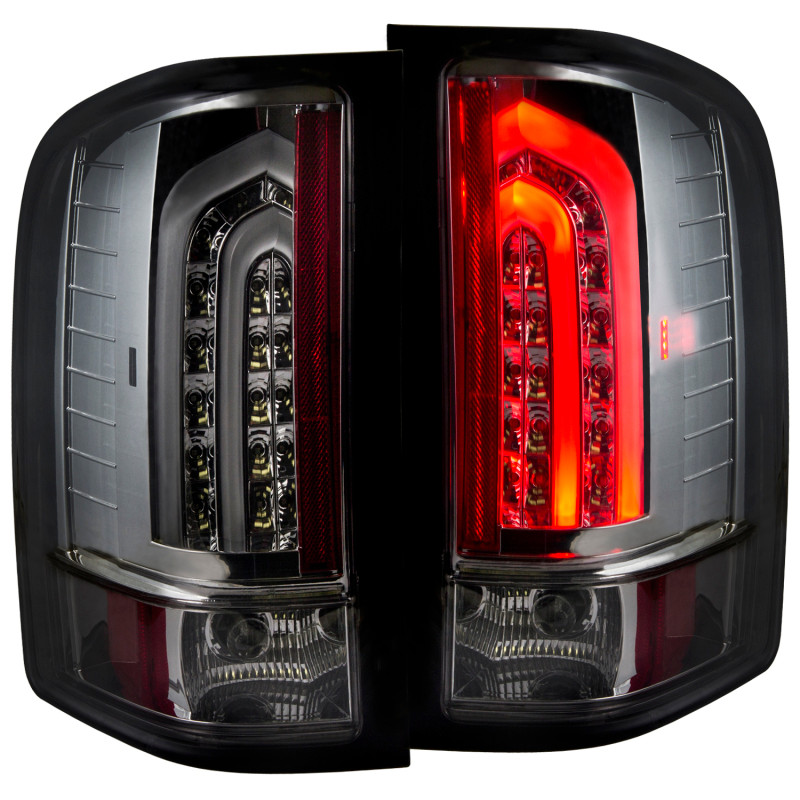 ANZO L.E.D TAIL LIGHTS SMOKE G2 for 07-13 Silverado 1500