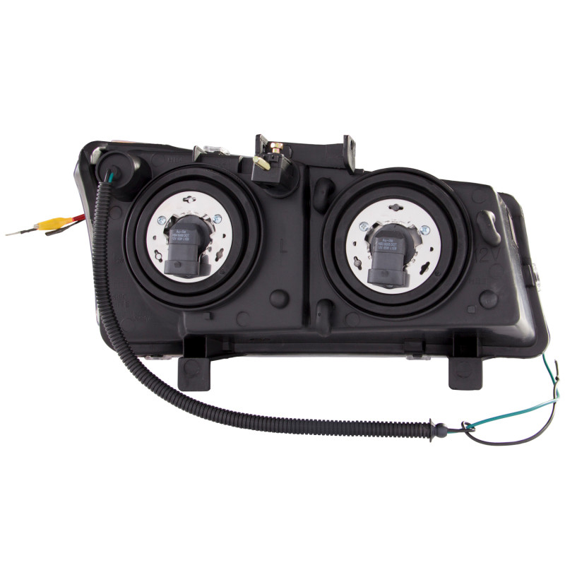 ANZO CRYSTAL HEADLIGHTS U-BAR CHROME for 03-06 SILVERADO / AVALANCHE