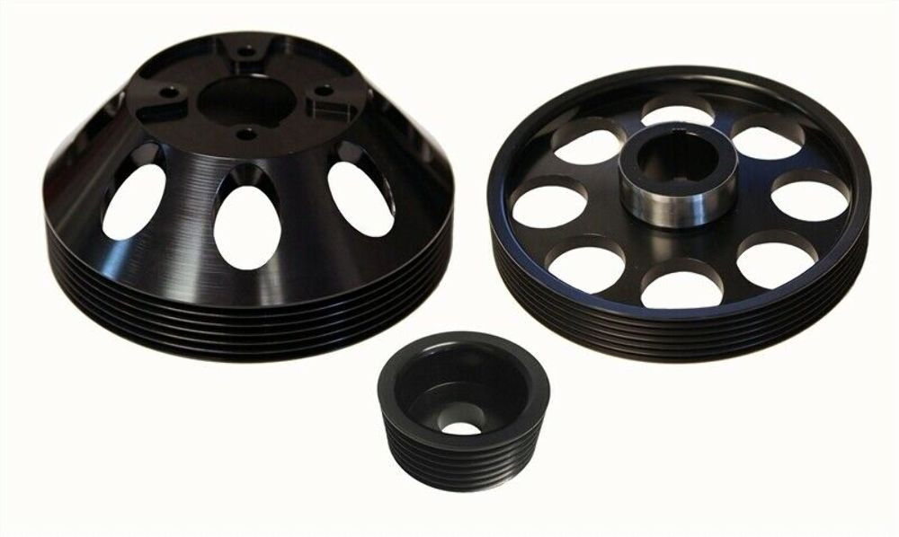 Torque Solution Lightweight Pulley Combo for 10+ Genesis Coupe 3.8