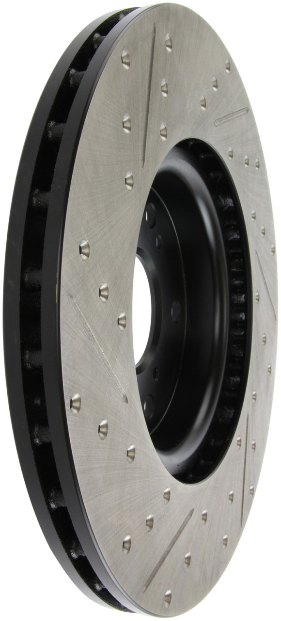 StopTech Slotted & Drilled Front Brake Rotors for 04-08 Accura TL w/ Brembo