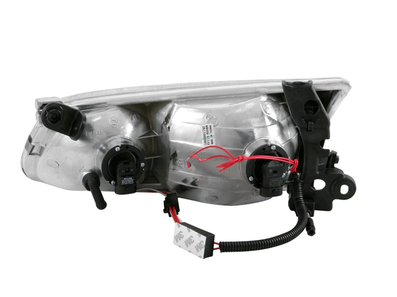 ANZO Crystal Headlights w/ Halo Chrome for 2000-2001 Toyota Camry