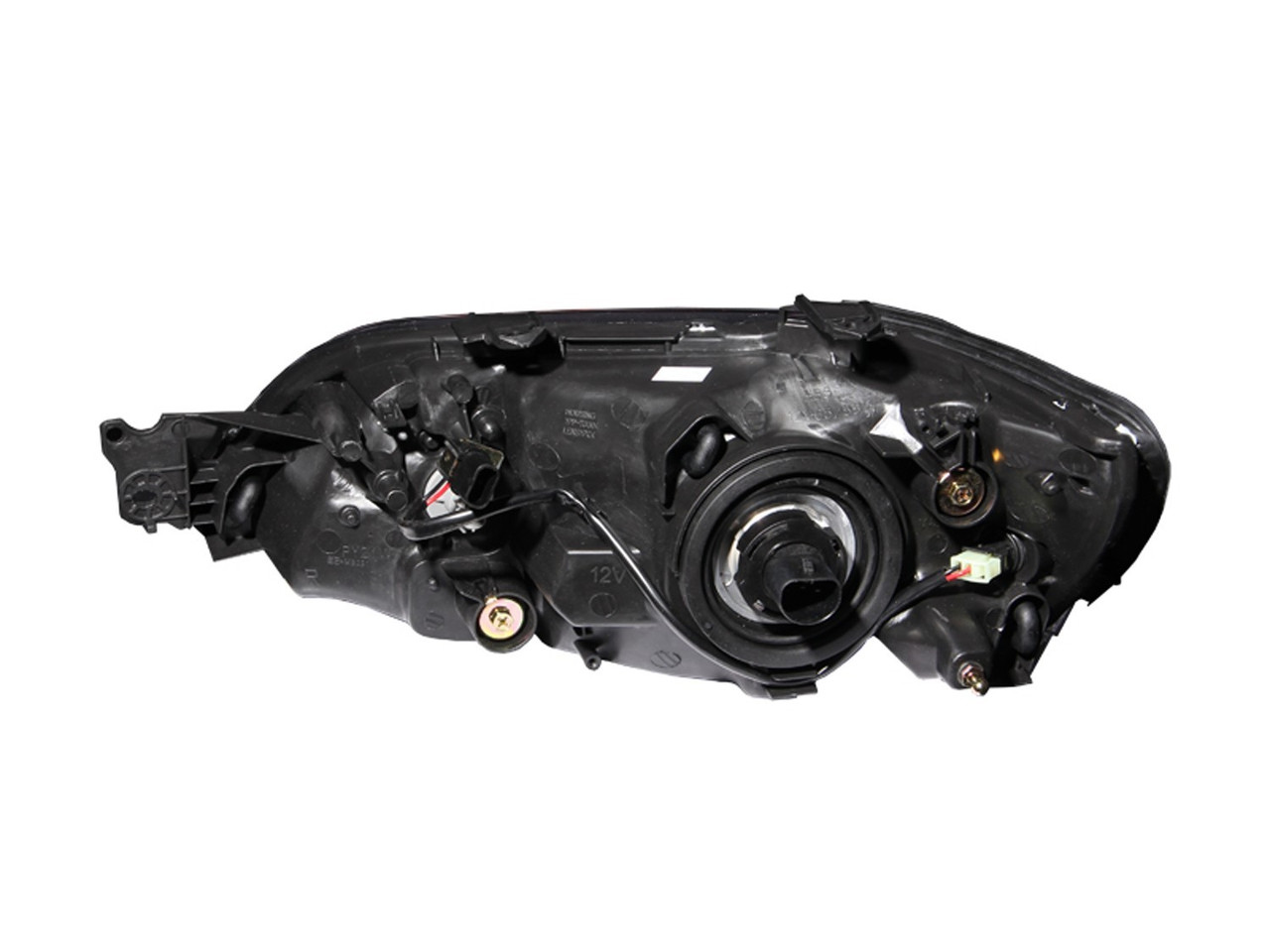 ANZO Crystal Headlights Black for 2002-2003 Mitsubishi Lancer