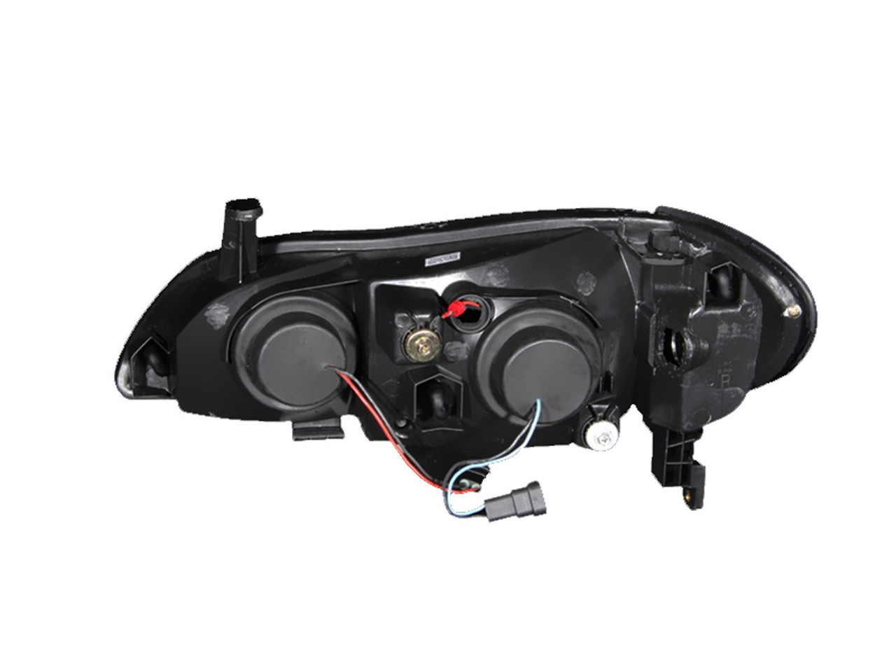 ANZO Projector Headlights w/ Halo Black for 2000-2004 Infiniti I30