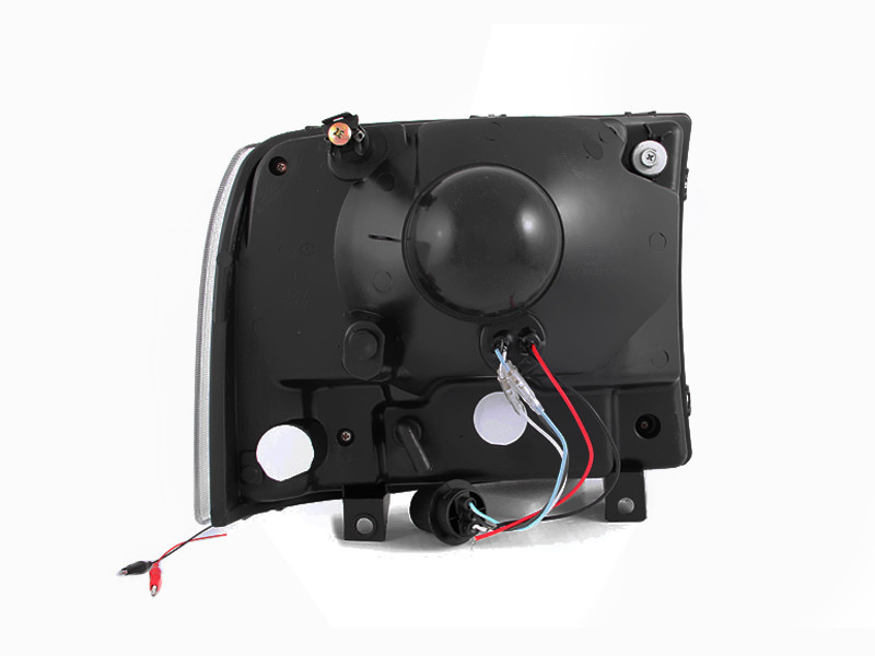 ANZO CRYSTAL HEADLIGHTS CHROME L.E.D 1 PC for 00-04 FORD EXCURSION